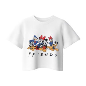 CropTop Disney - Friends (Mickey Mini Donald Dessy Pluto Goofie)